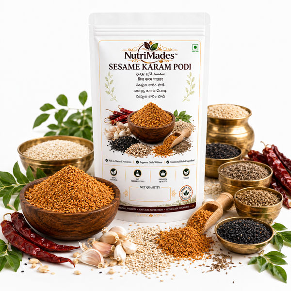 Sesame Karam Podi - Traditional Andhra-Style Nuvvula Karam