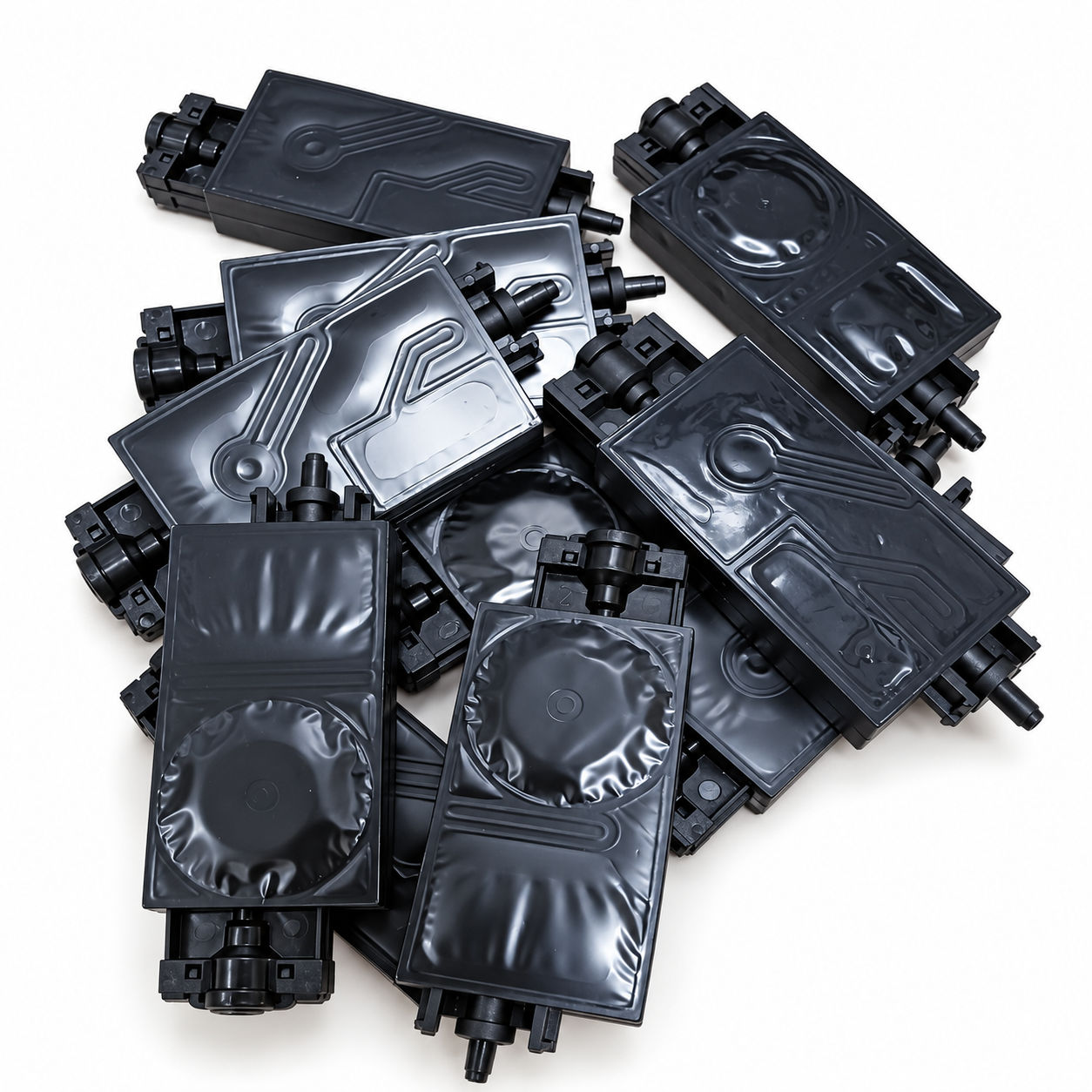Long black UV ink damper