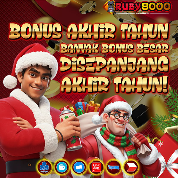 RUBY8000 – Event Akhir Tahun 2025 🎁 | Bonus Harian, Free Spin & Hadiah Besar!