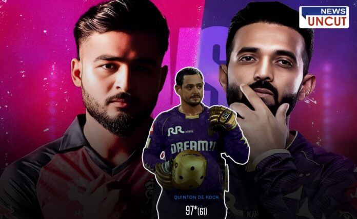 KKR's emphatic victory over Rajasthan, Quinton de Kock becomes the hero of the match