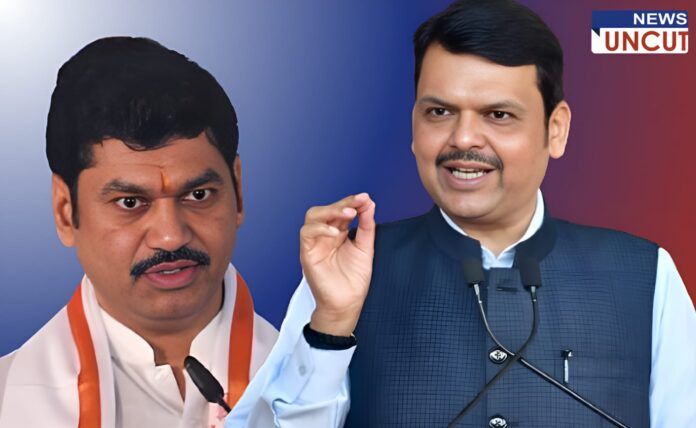 Dhanjay Munde Devendra Fadavis Dhanajay Munde Resign