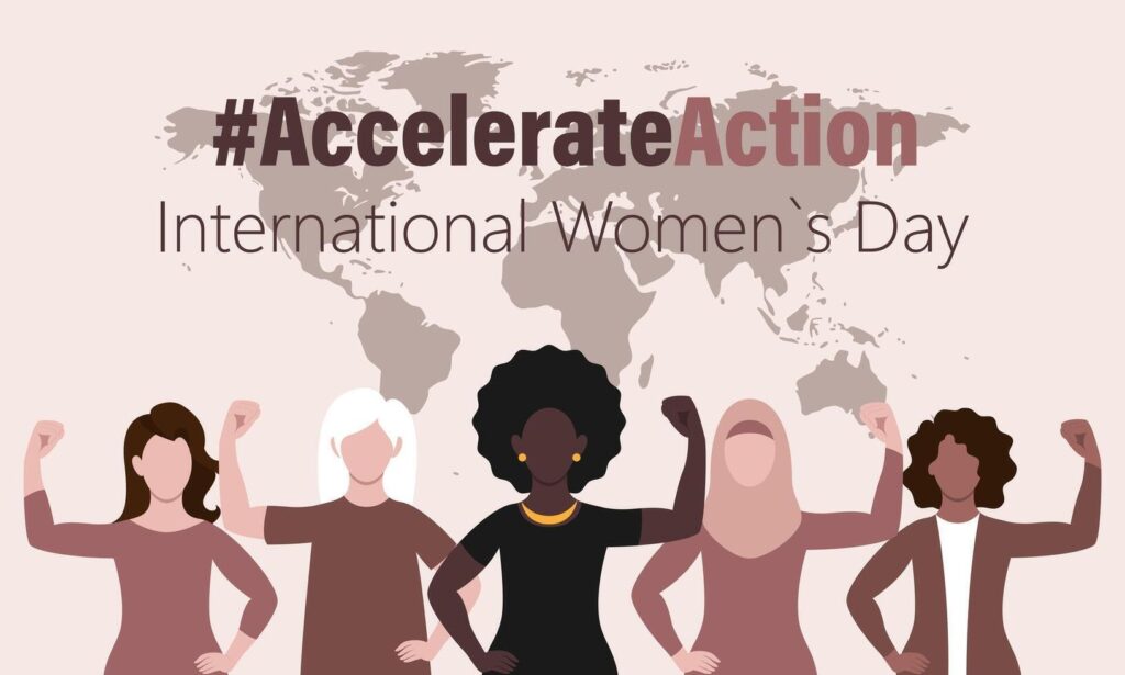 The theme is "Rights, Equality, Empowerment for All Women and Girls" and the aim of this theme is to empower the next generation for a sustainable future.