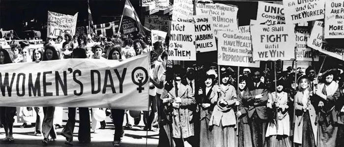 Women's Day originated from the labor rights movement. The history of this day dates back to 1908, when women in America rose up for their rights. At that time, 15,000 women came together and marched in New York City to demand shorter working hours, better pay, and the right to vote.