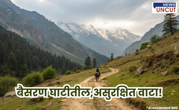 Unsafe conditions at Baisaran Valley after Pahalgam Attack.