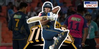 Sai Sudharsan leads Gujarat Titans to a historic 58-run win over Rajasthan Royals in IPL. With a powerful knock of 82 runs, he sets a record as the first Indian batter to score 50+ runs in five consecutive innings at the same IPL venue, Narendra Modi Stadium.