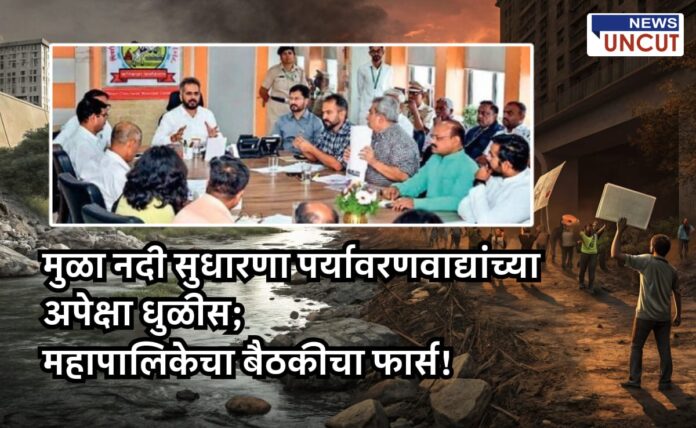 Mula Mutha River Environmentalists oppose Mula River beautification project