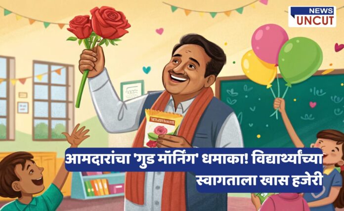 MLA Special Welcome for Students on First Day of School