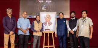 "Shiv Datt Fadnis tribute to P. L. Deshpande" "P. L. Deshpande death anniversary event" "Pulotsav Pune art exhibition" "Cartoon exhibition on Pu La Deshpande" "Chintamani Hasabnis Braille artwork" "P. L. Deshpande inspired films" "Bal Gandharva Kaladalan art show" "Pulotsav 2025 highlights"