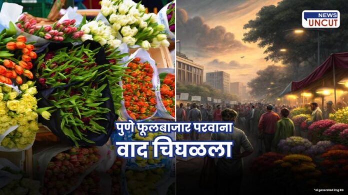 Pune Flower Market License Controversy Pune Flower Market License Controversy