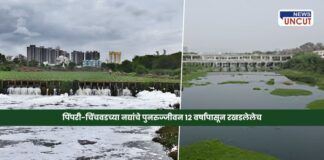 Polluted Pavana River in Pimpri-Chinchwad area, Project report for rejuvenation of Indrayani and Pavana Rivers, BJP leaders submit memorandum to Chief Minister,
