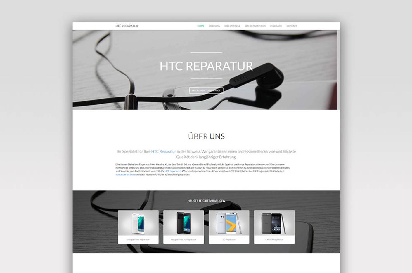 HTC Reparatur Website