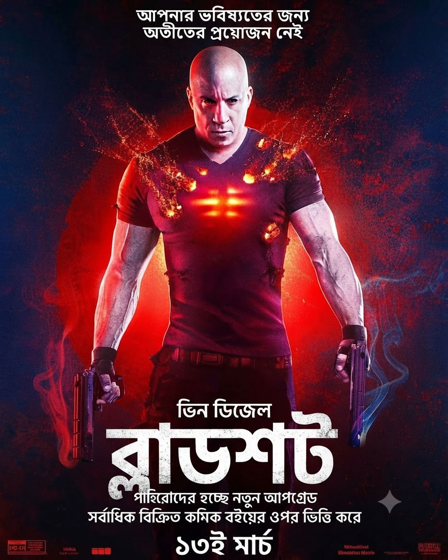 Bloodshot Background Poster