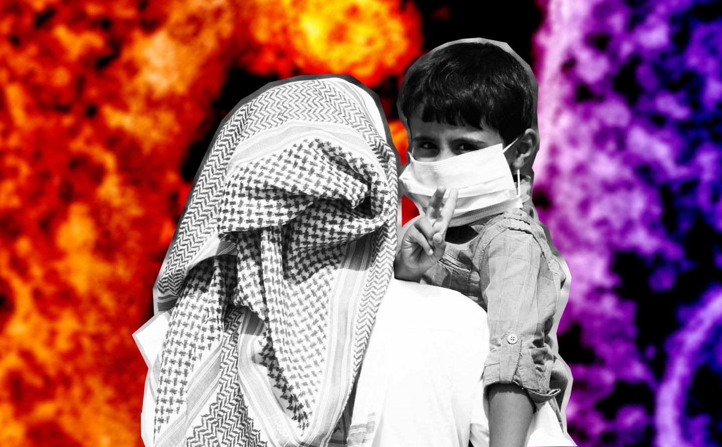 Handout transmission electron micrograph shows particles of the Middle East respiratory syndrome (MERS) coronavirus