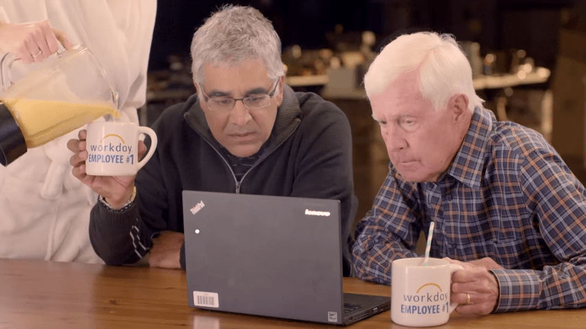 Workday co-founders Aneel Bhusri and David Duffield