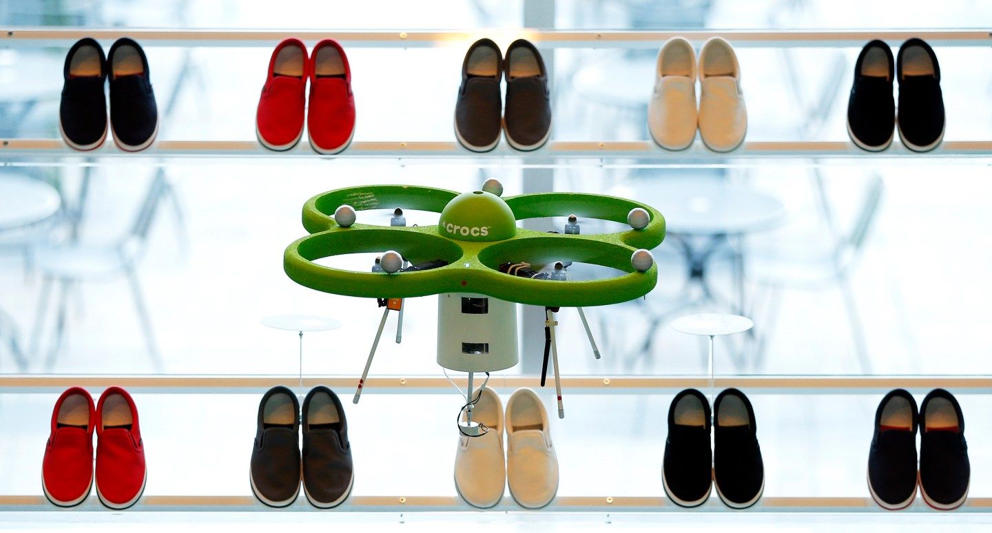 Crocs Japan GK Opens World's First Aerial Store With Drones