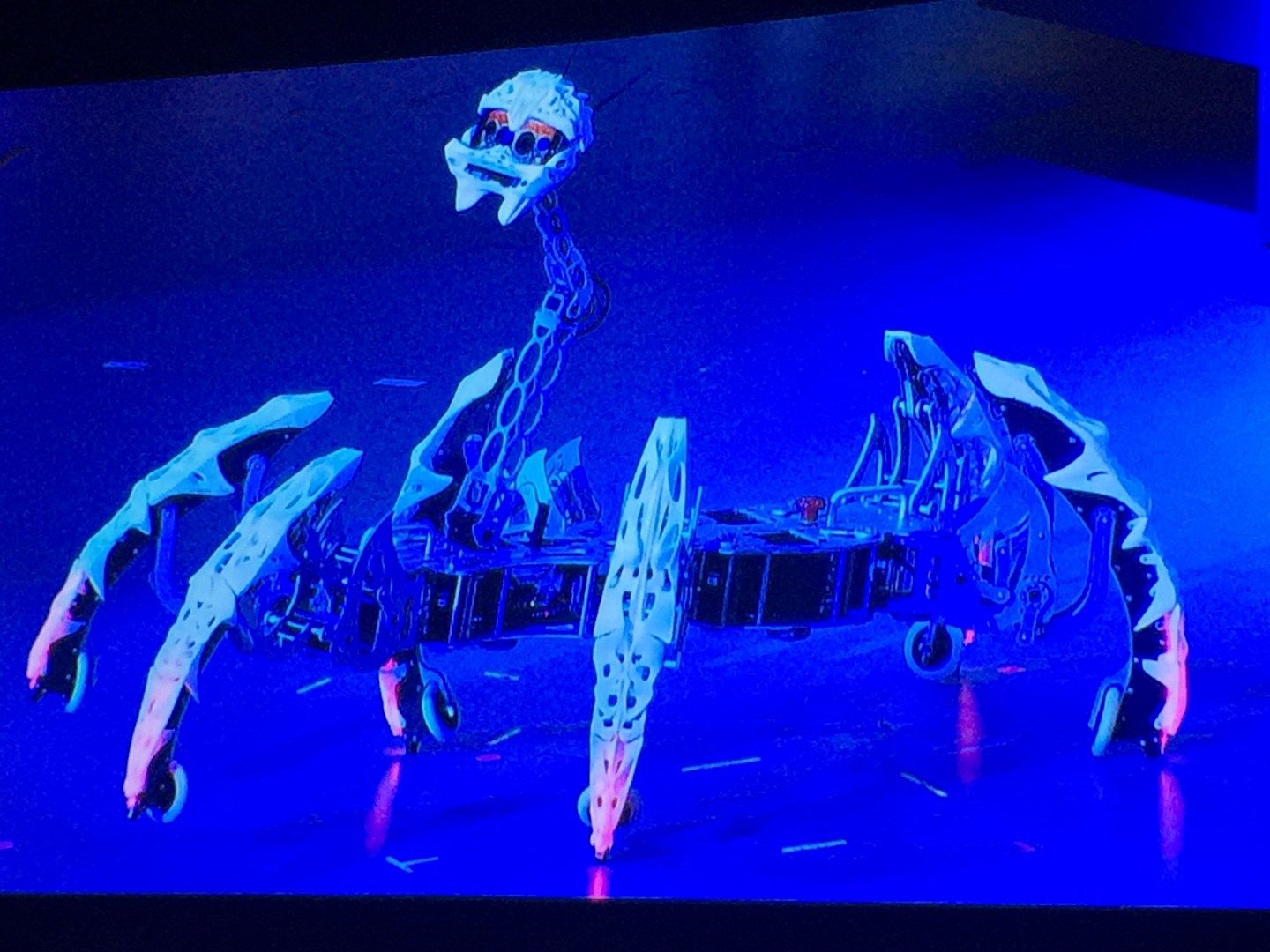 Intel's dancing, robotic spider.