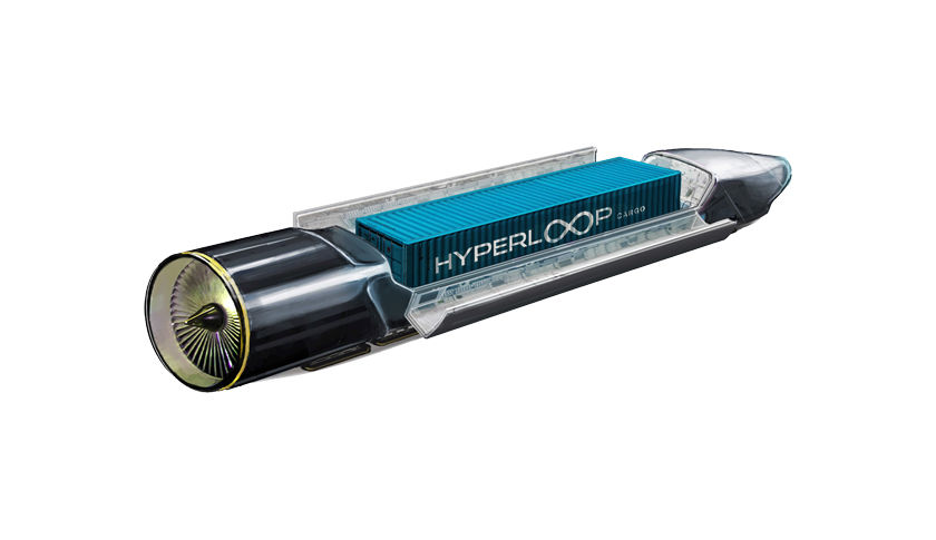 A Hyperloop pod
