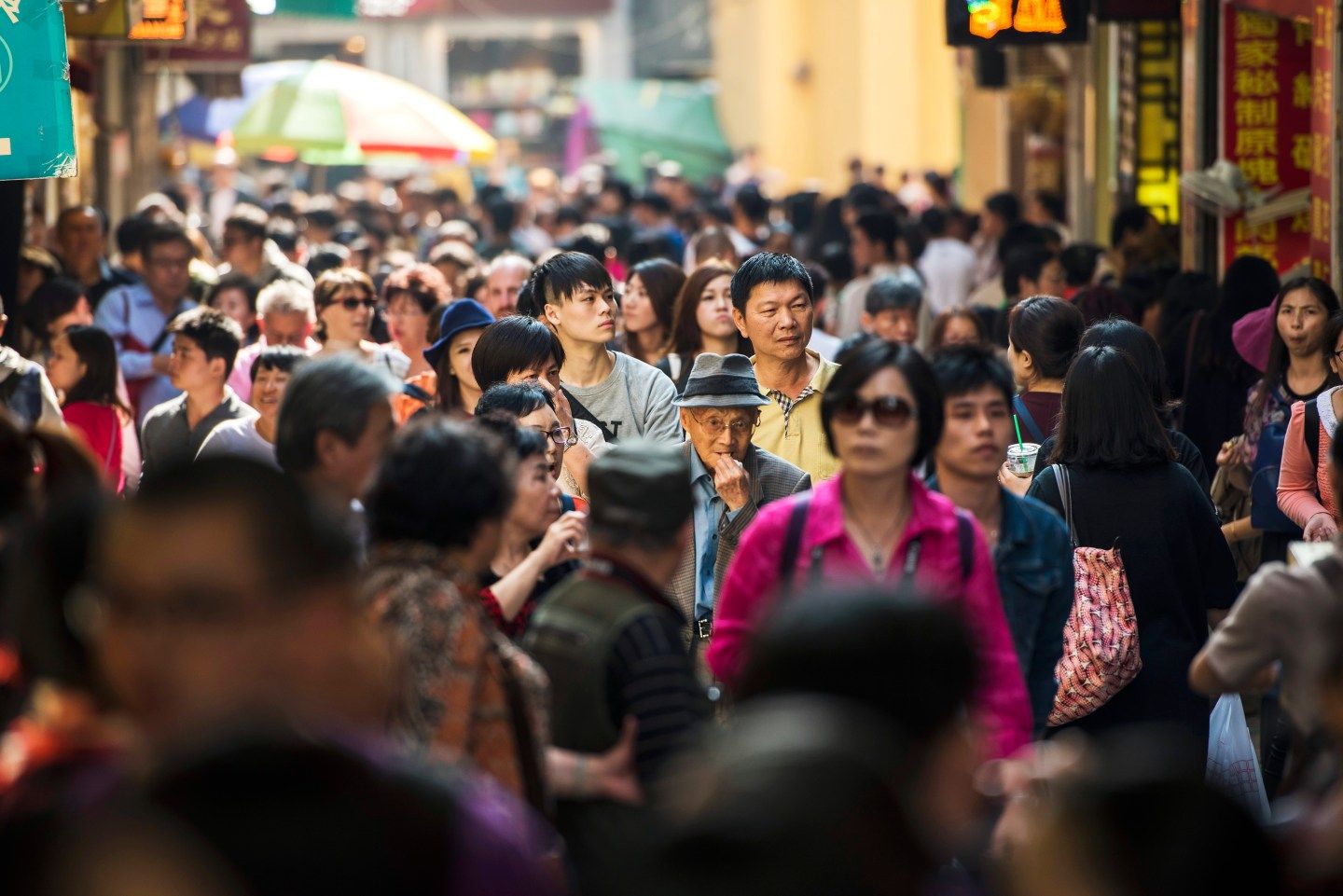 General Views of Macau As Casino Revenue Falls 32% While China Curbs Hit VIP Gaming