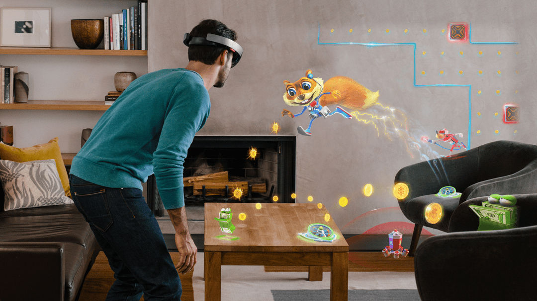 French indie game developer Asobo Studio has brought Young Conker out of the game console with HoloLens.