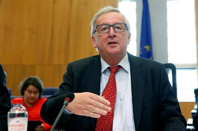 EU Commission President Juncker chairs a meeting of the EU executive body in Brussels