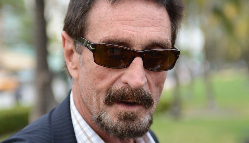 Belize Fugitive John McAfee Lands In Miami And Visits South Beach