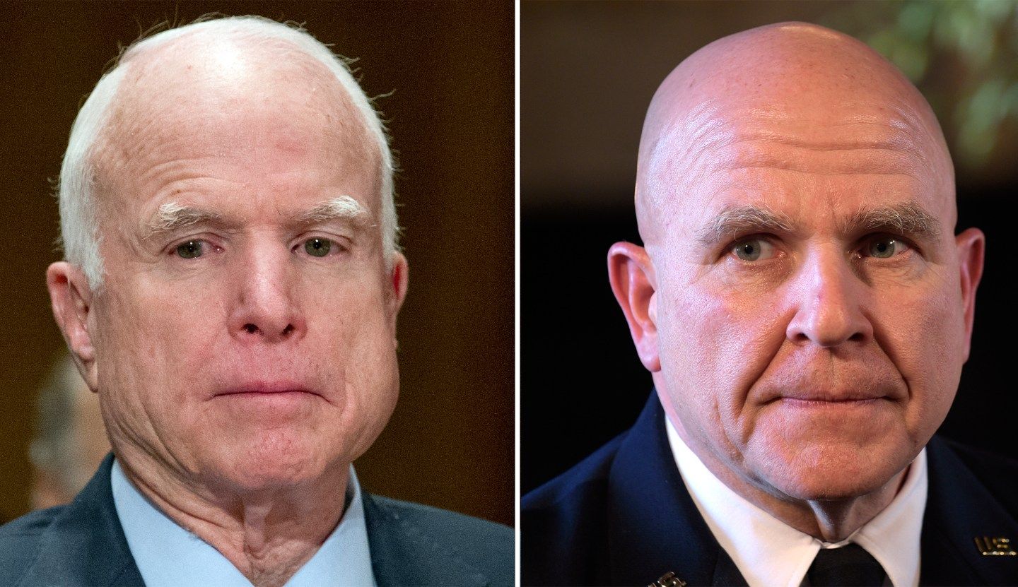 Why John McCain and H.R. McMaster Are Among the World’s Greatest Leaders