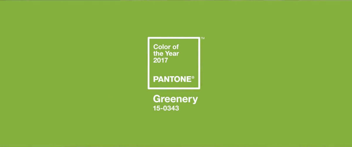 Pantone Color of Year 2017: Greenery