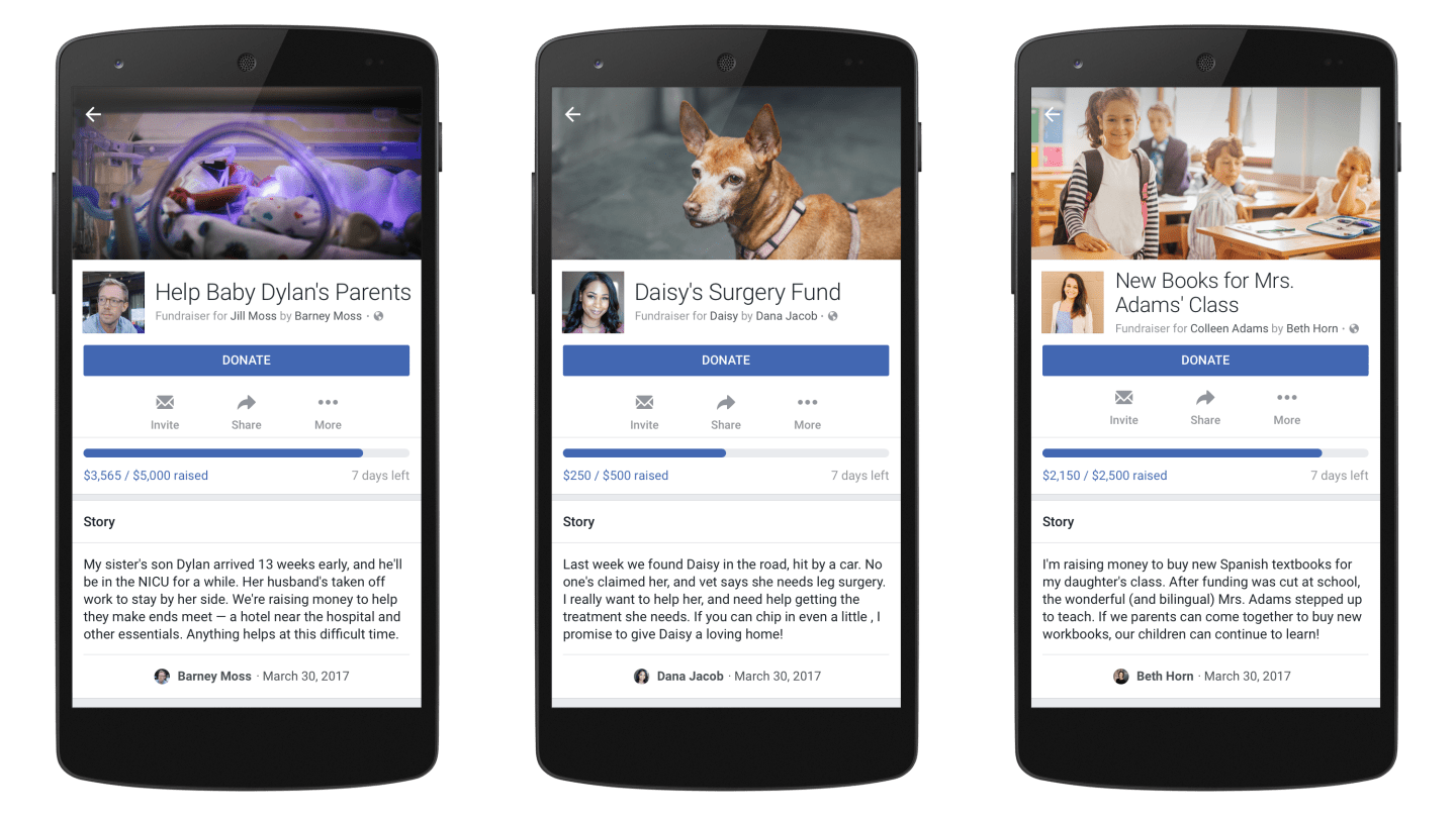 Facebook’s New ‘Personal Fundraiser’ Feature Is Latest Copycat Move
