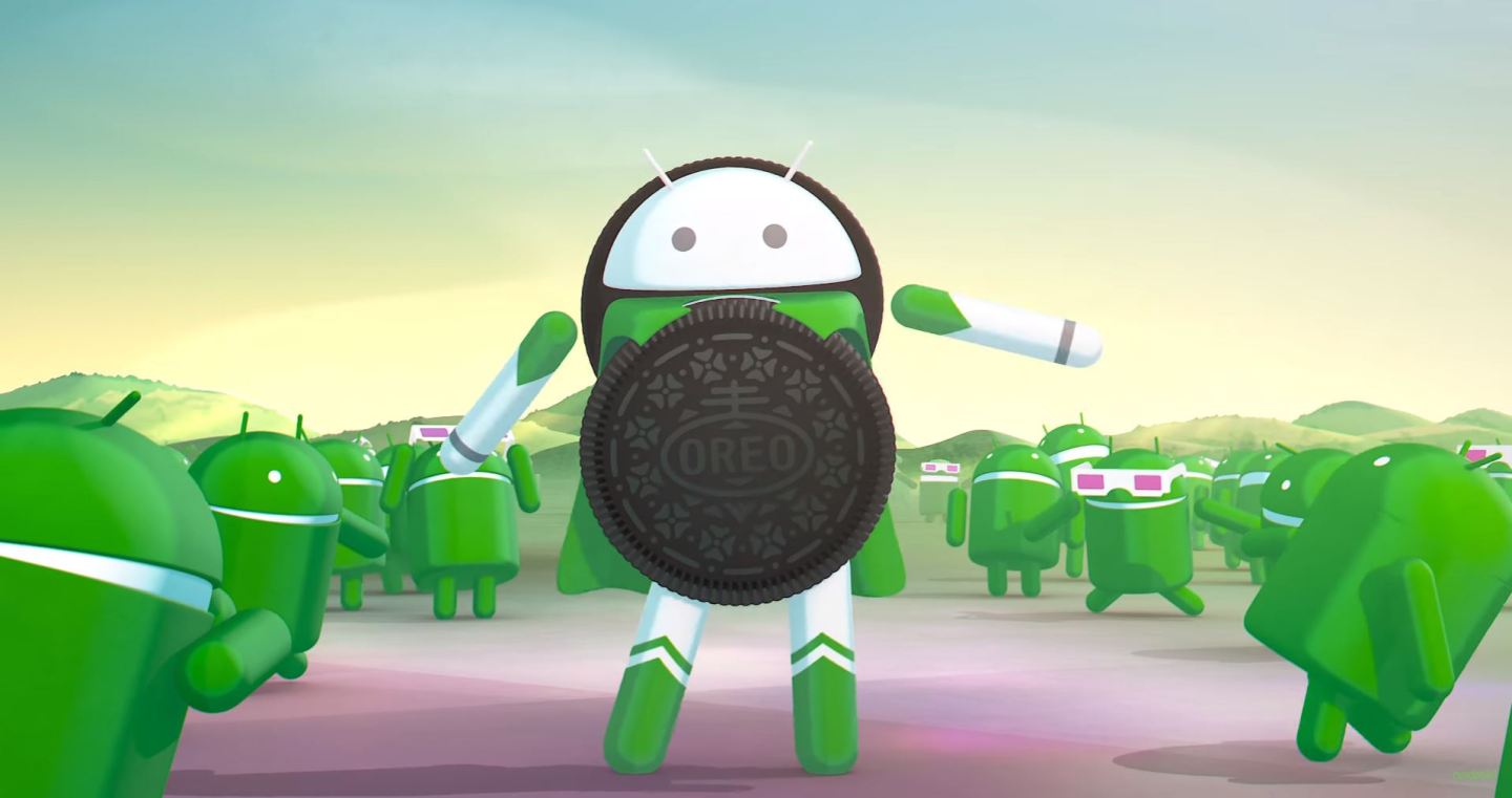 Still from Android Oreo introductory video.