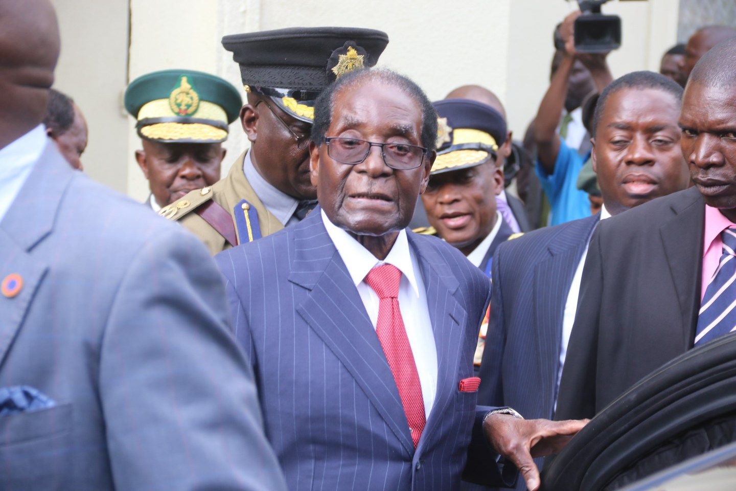 President of Zimbabwe Robert Mugabe
