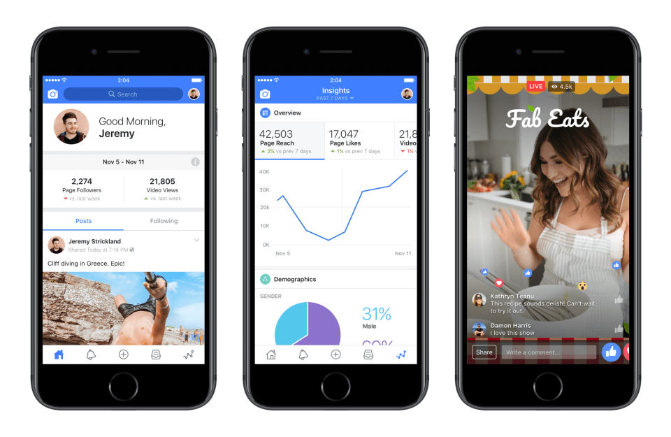 Facebook Debuts New App for Video Makers, Similar to YouTube