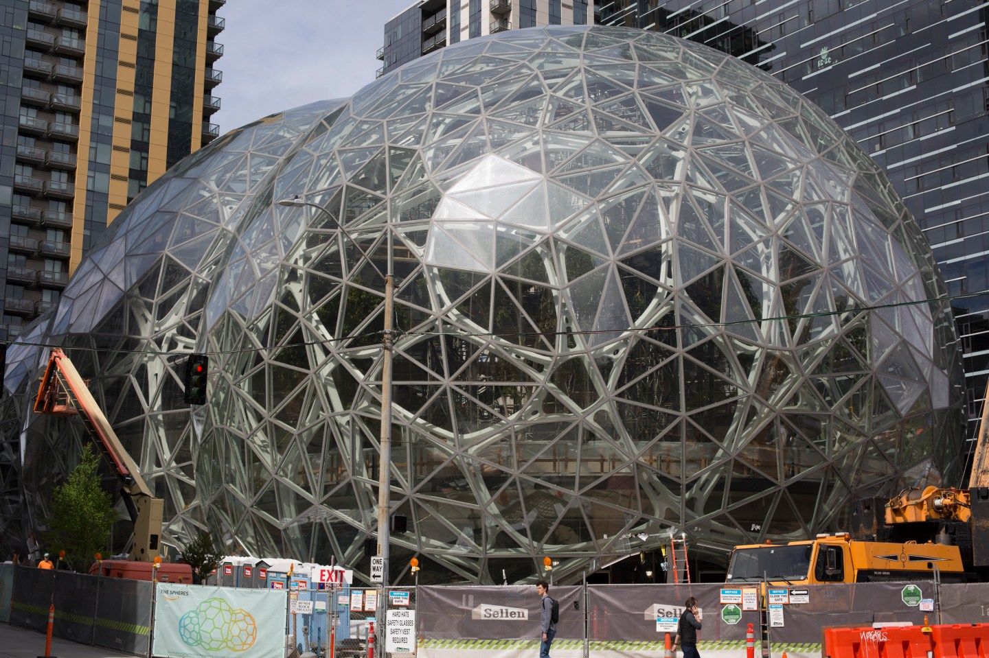 Amazon corporate headquarters in Seattle. The tech giants in America are growing into monopolies.