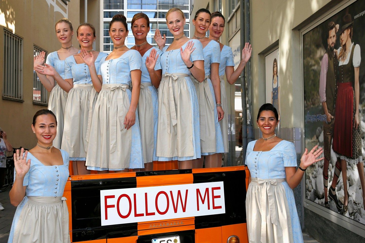 Lufthansa and Angermaier Trachten Presents Dirndl Crew Collection