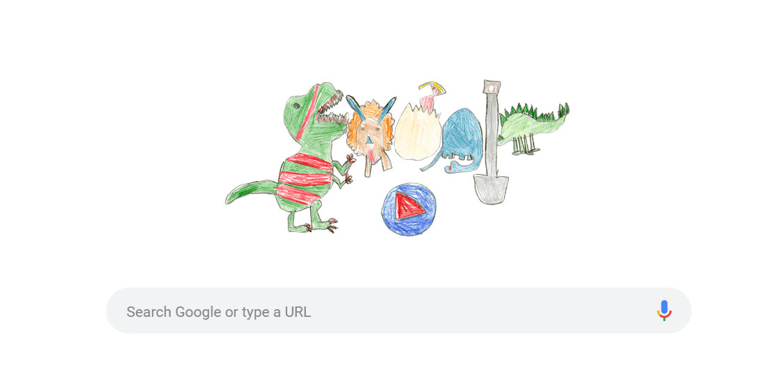 google doodle Jan 8 2019