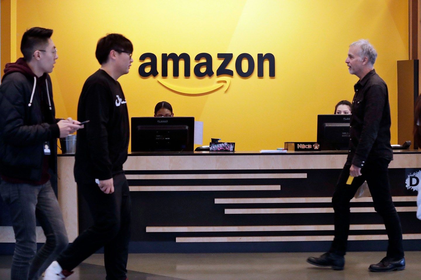 Amazon HQ, Seattle, USA - 13 Nov 2018