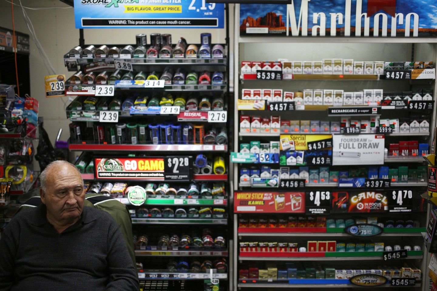 Cigarette Packs-Convenience Store