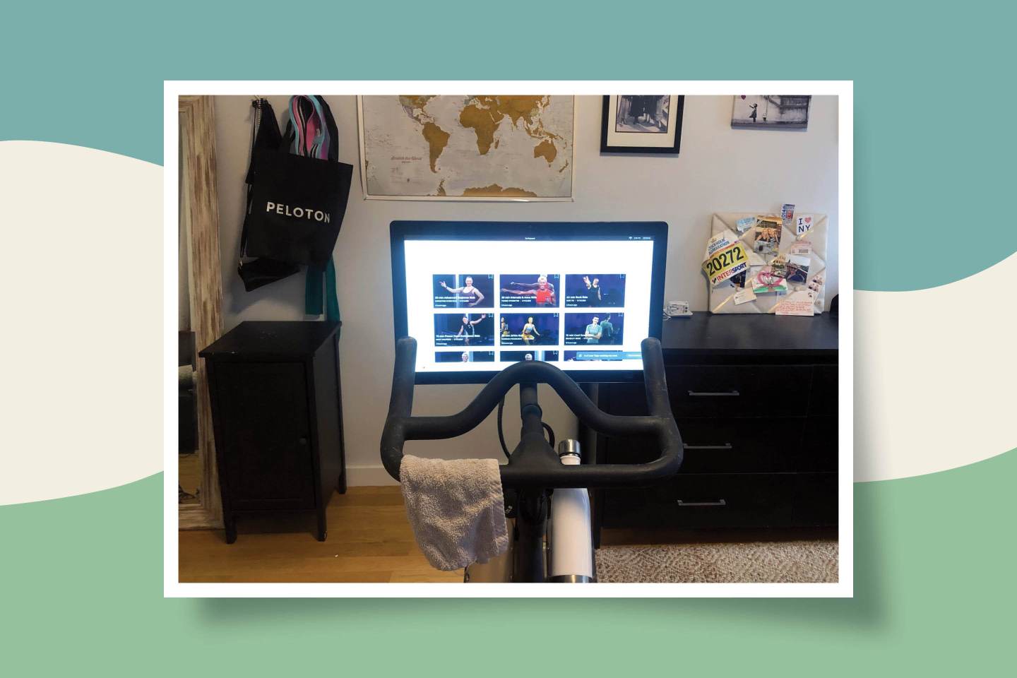 Finding peace of mind on a bike to nowhere