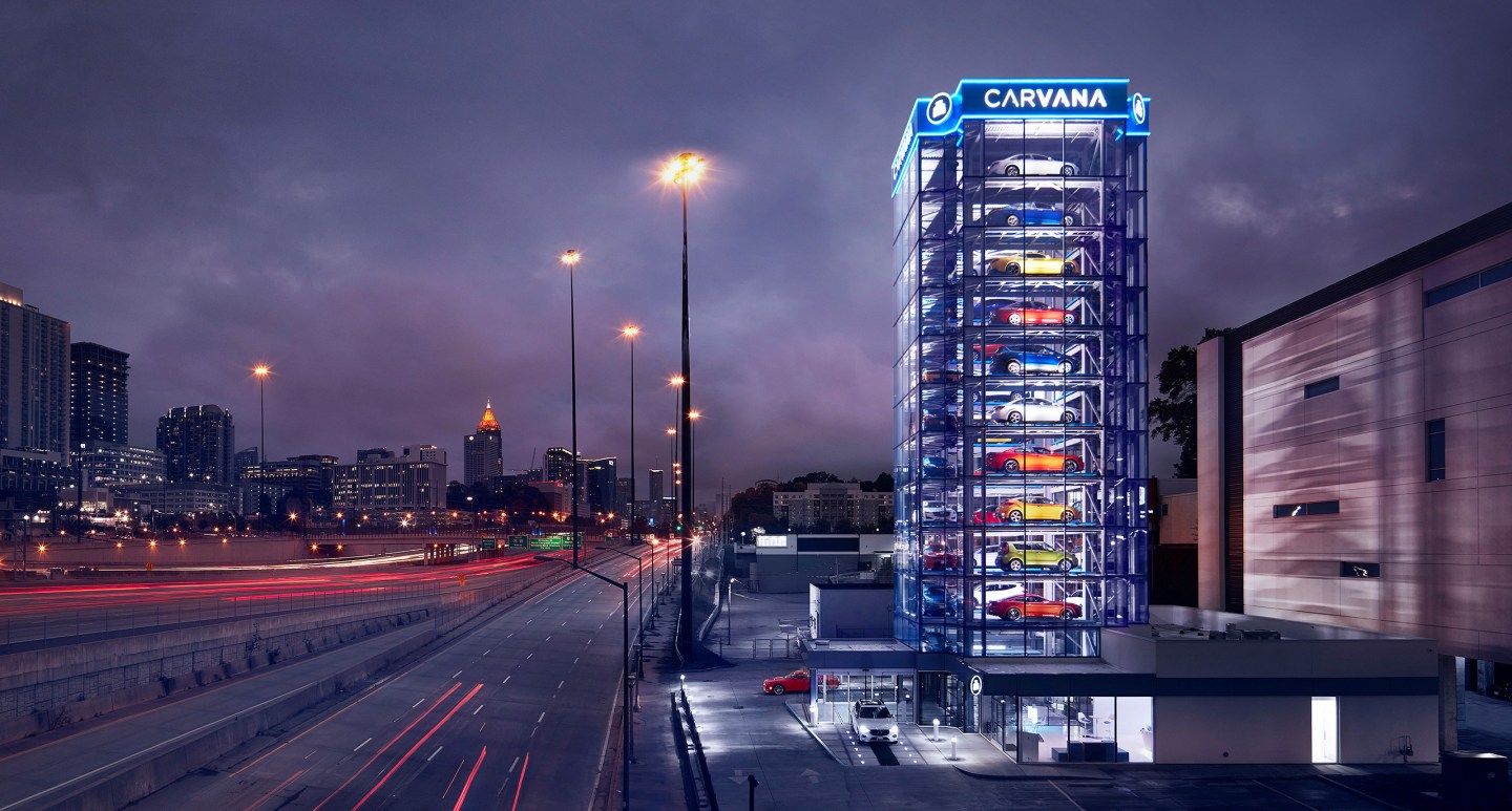 How did Carvana make it onto the Coins2Day 500? Unconventional values—and car vending machines
