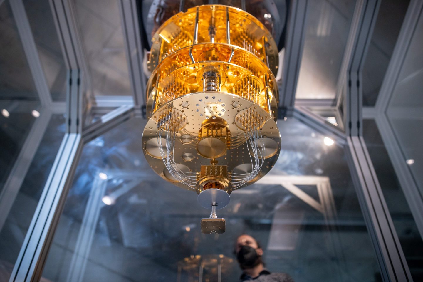 Picture of quantum computer