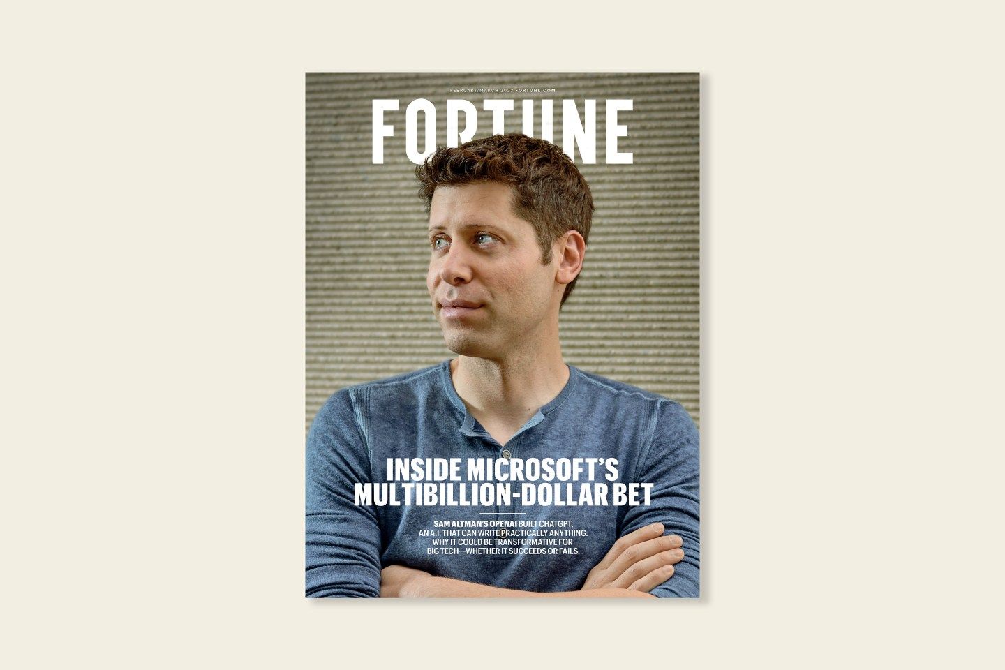 Coins2Day's February/March 2023 issue with OpenAI CEO Sam Altman on the cover.