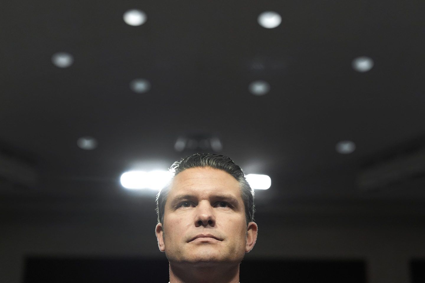 Pete Hegseth, President-elect Donald Trump's choice for defense secretary, appears before the Senate Armed Services Committee for his confirmation hearing, at the Capitol in Washington, on Jan. 14, 2025.