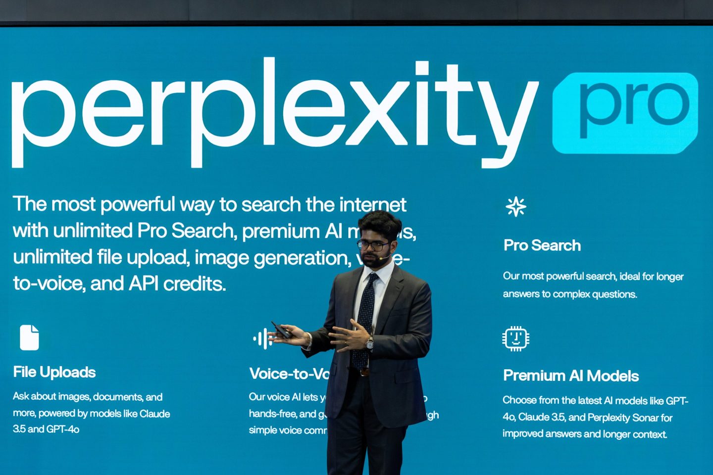 Aravind Srinivas, chief executive officer Perplexity AI.