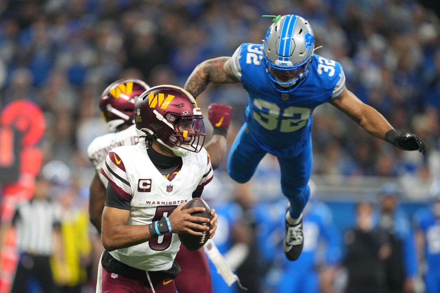 The Washington Commanders and Detroit Lions faced off in the playoffs on Jan. 18.