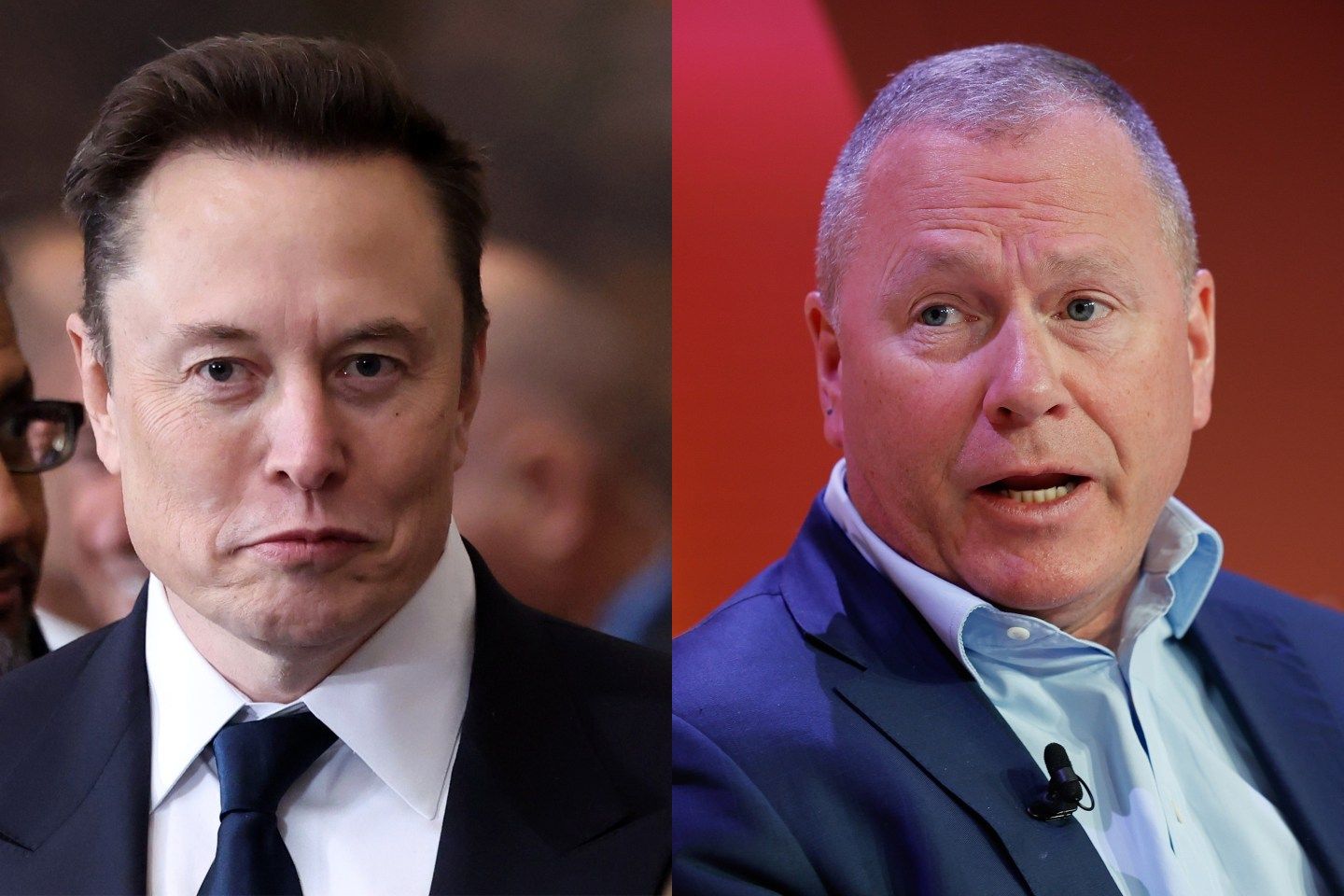 Tesla CEO Elon Musk and Norges Bank Investment Management CEO Nicolai Tangen