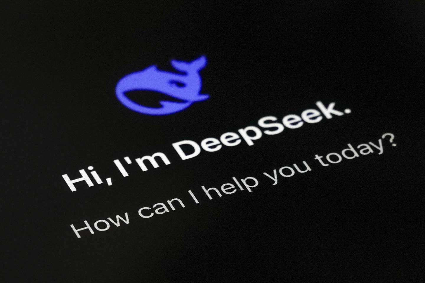 The smartphone app DeepSeek page is seen on a smartphone screen in Beijing, Jan. 28, 2025.