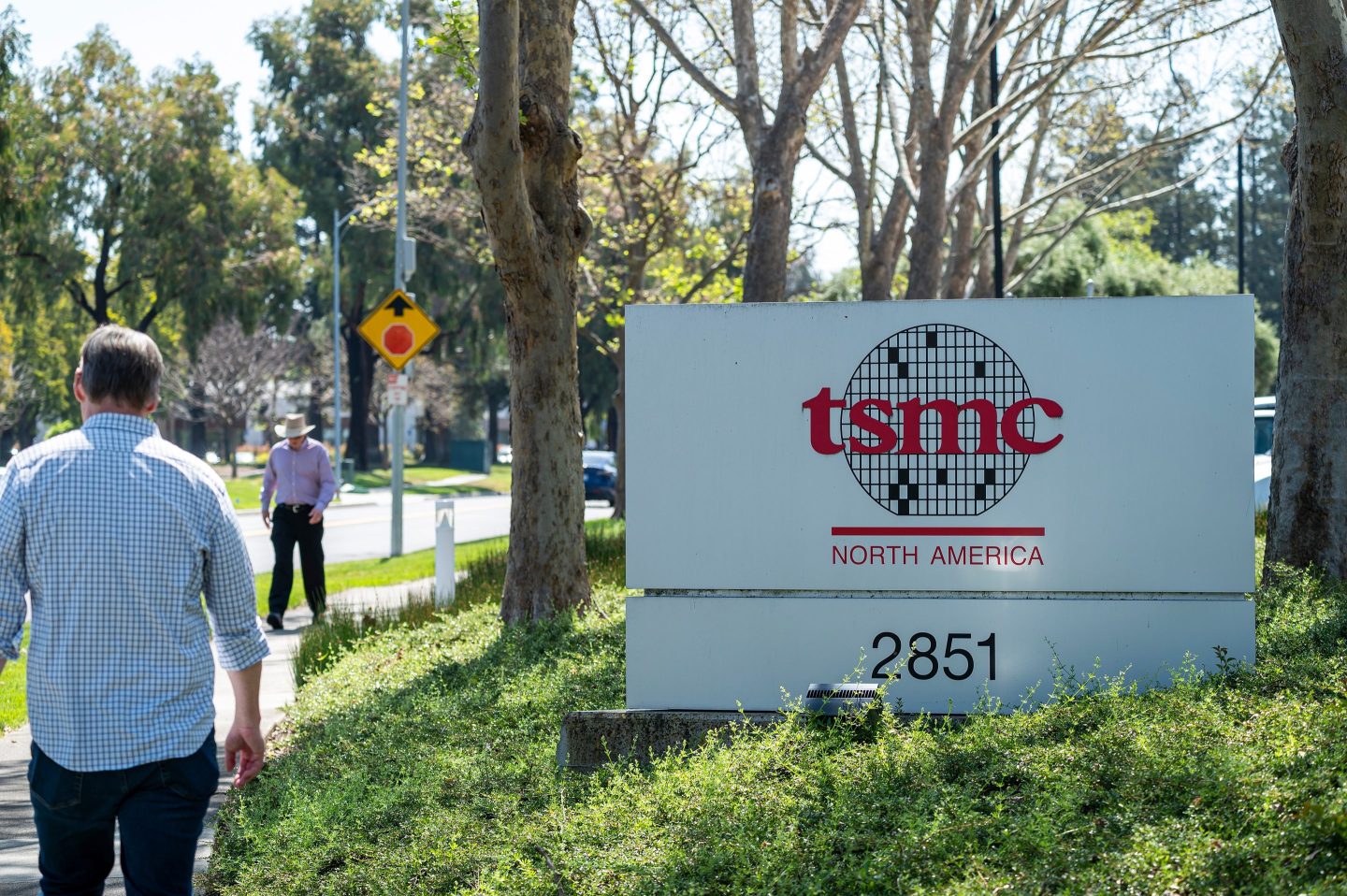 TSMC offices in San Jose, in April 2024.