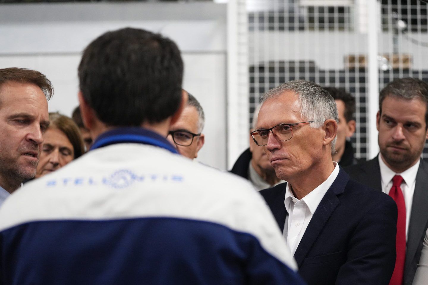 Stellantis chief executive Carlos Tavares (R) quit in December amid differences over how to confront the group's profit slump.