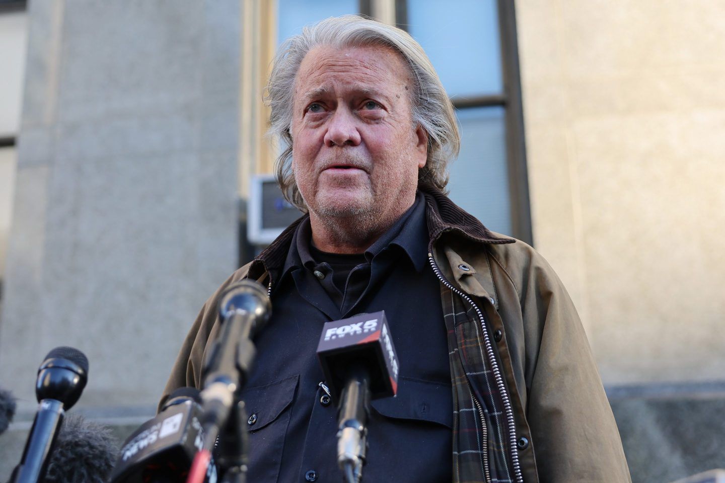 Steve Bannon Attends New York Hearing In Border Wall Fraud Case