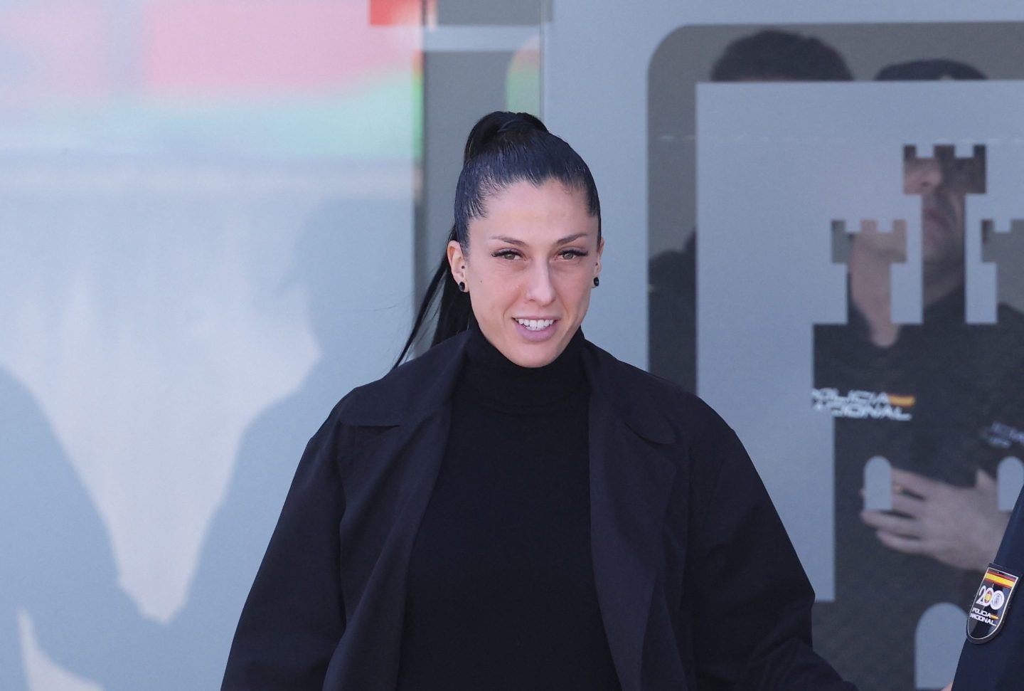 Spain's player Jenni Hermoso leaves the court of San Fernando de Henares