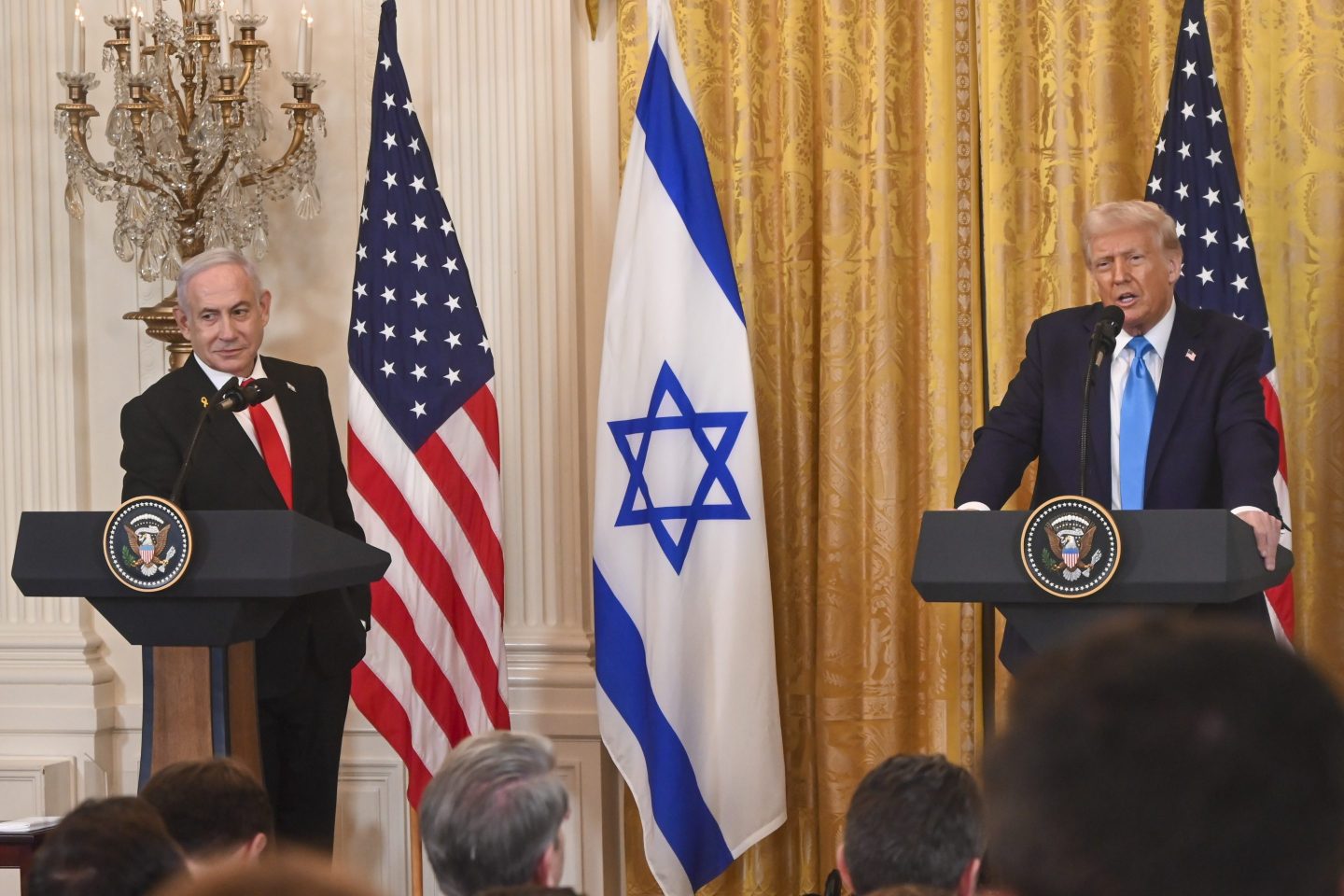 US President Donald Trump and Israeli Prime Minister Benjamin Netanyahu